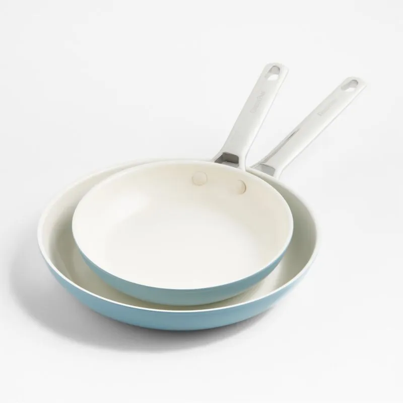 Greenpan ‚Ñ¢ Padova Pro Blue Haze Non-Stick Ceramic Fry Pans, Set of 2