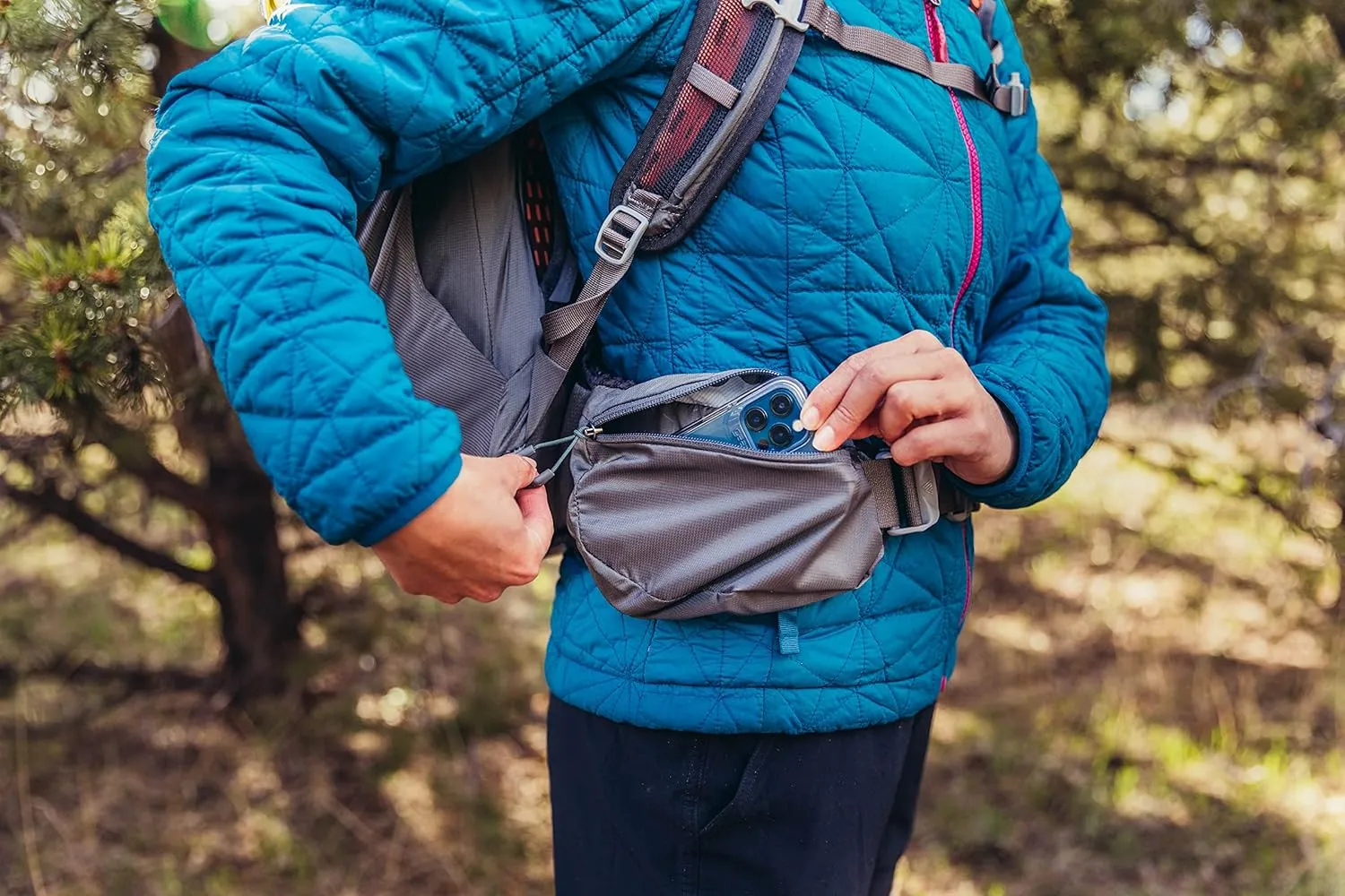 Gregory Facet 55L Women's Ultralight Backpacking Pack with Freefloat Suspension, Aluminum Frame, Ventilated Backpanel, Small, Sunset Grey