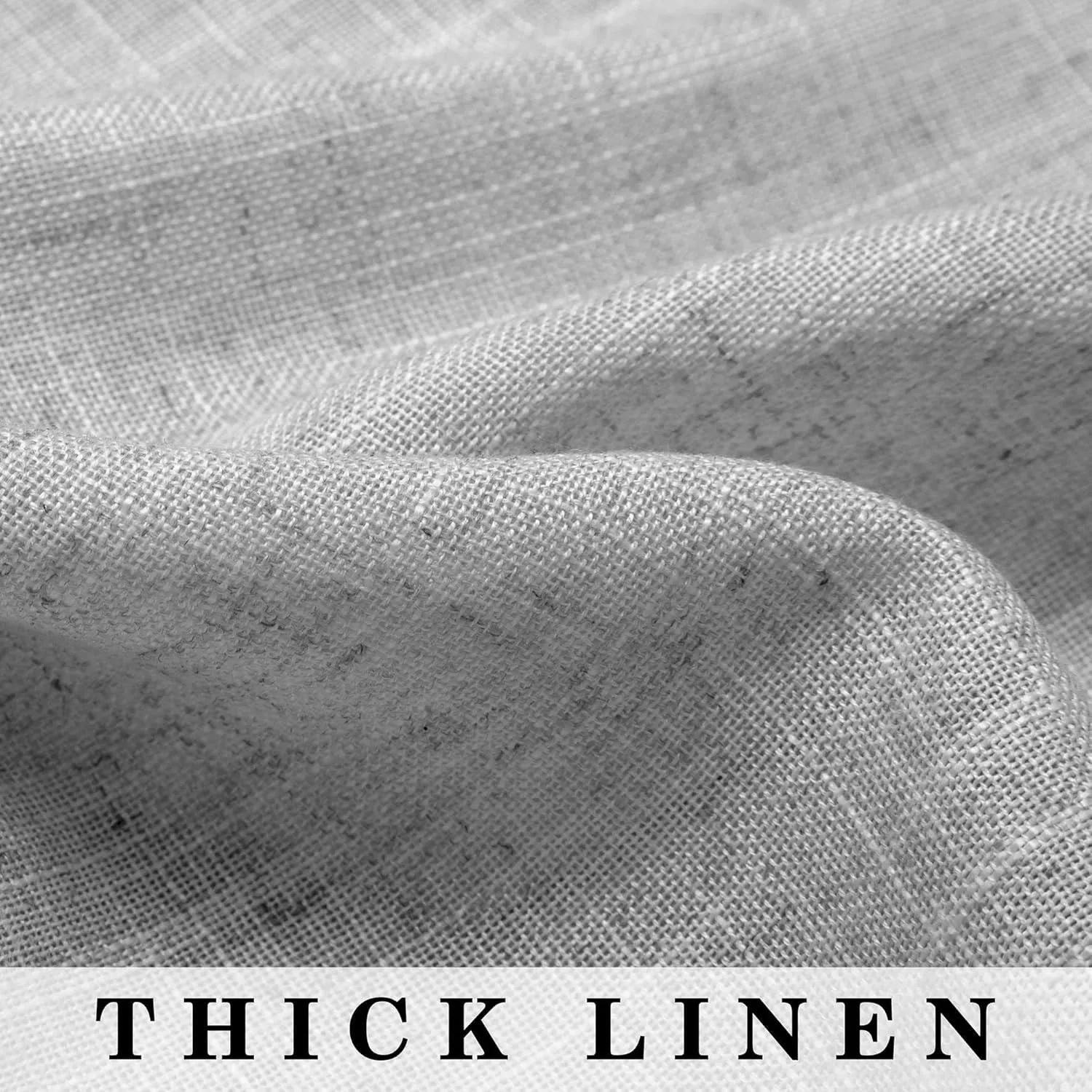 Grey Curtains 108 Inches Long Set of 2 Panels Grommet Unique Light Filtering Semi Sheer Office Curtains for Men Living Room Bedroom Gray 52x108 Inch Length