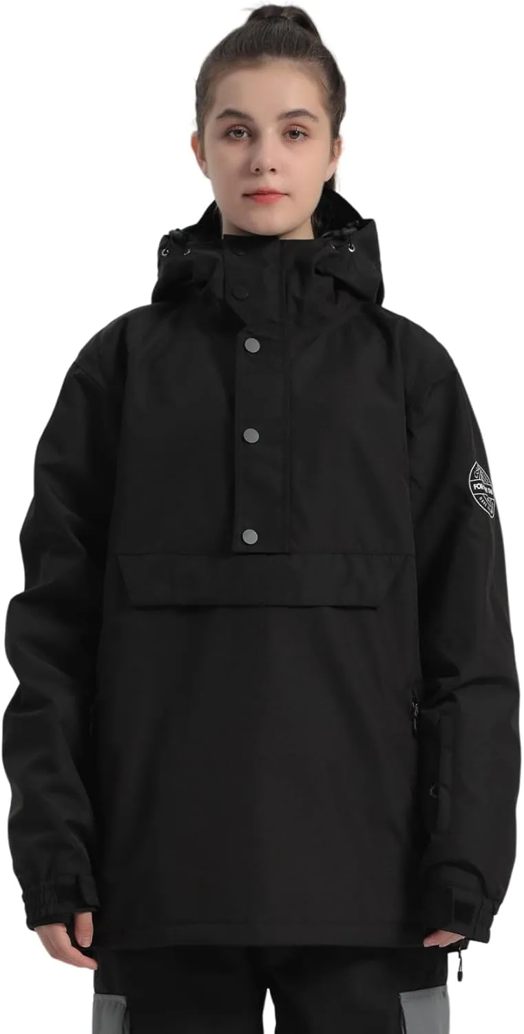 GSOU SNOW Women Ski Jacket Snow Coat Waterproof Windproof Snowboarding Jacket Coat Insulated Warm Winter
