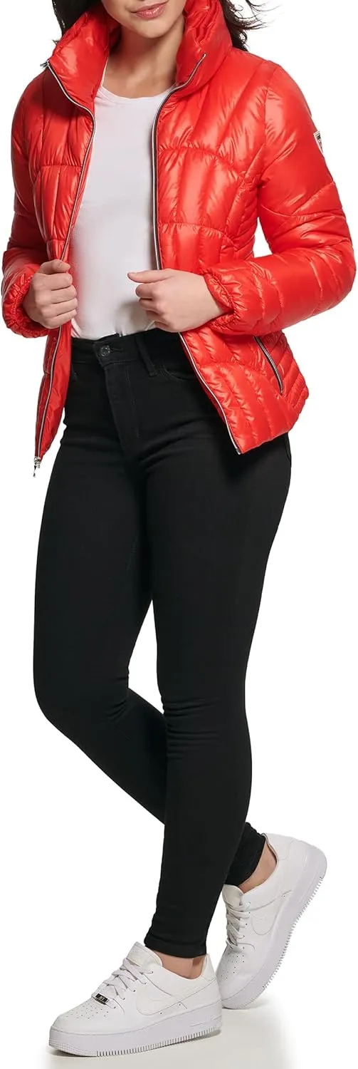 GUESS Women's Midweight Puffer Jacket