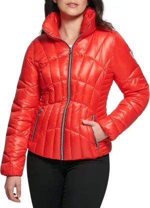 GUESS Women's Midweight Puffer Jacket