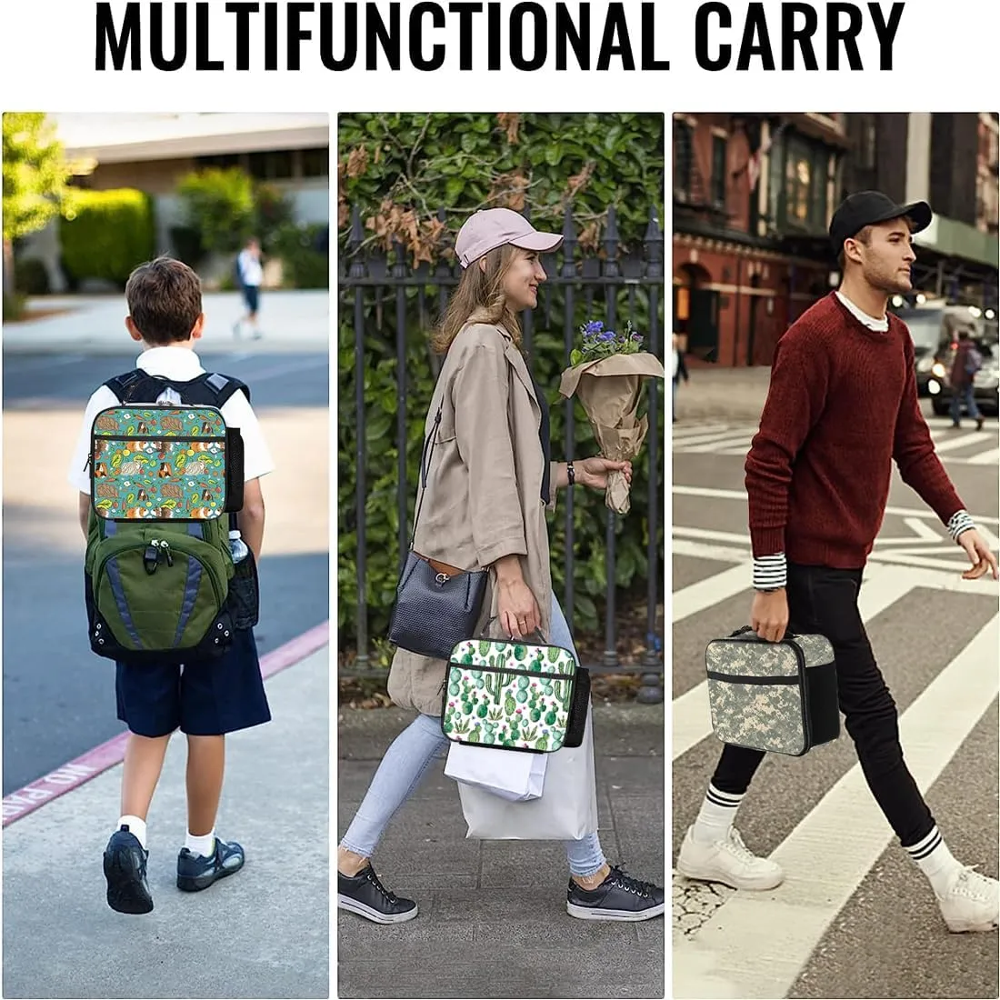 Guinea Pig Lunch Bag Reusable Insulated Lunch Box Keep Food Cooler Thermal Lunch Tote for Women Men