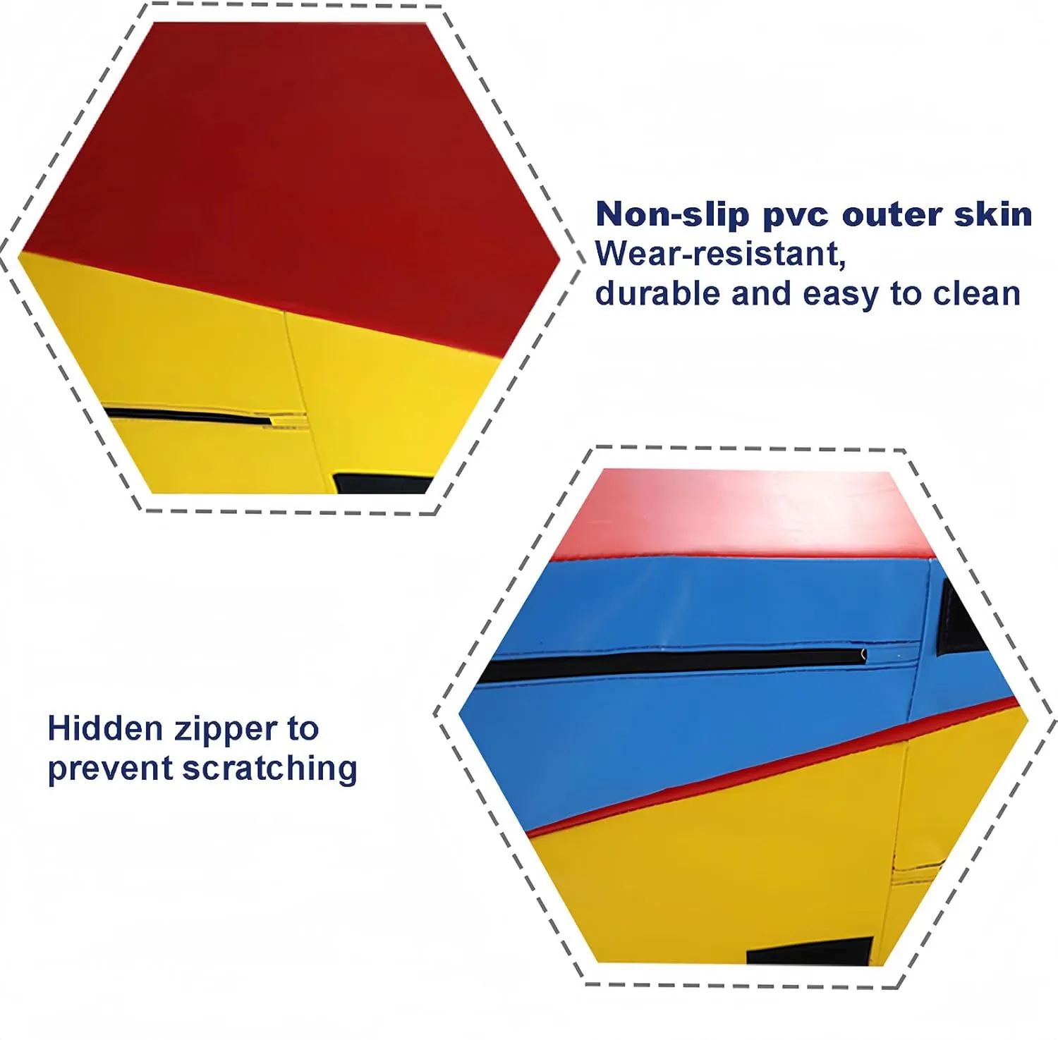 Gymnastics Inclined Mat,foldable Wedge Tumbling Mat Surface Non-slip,tear-resistant,for Gymnastics, Dance, Martial Arts Stretching Training Exercises