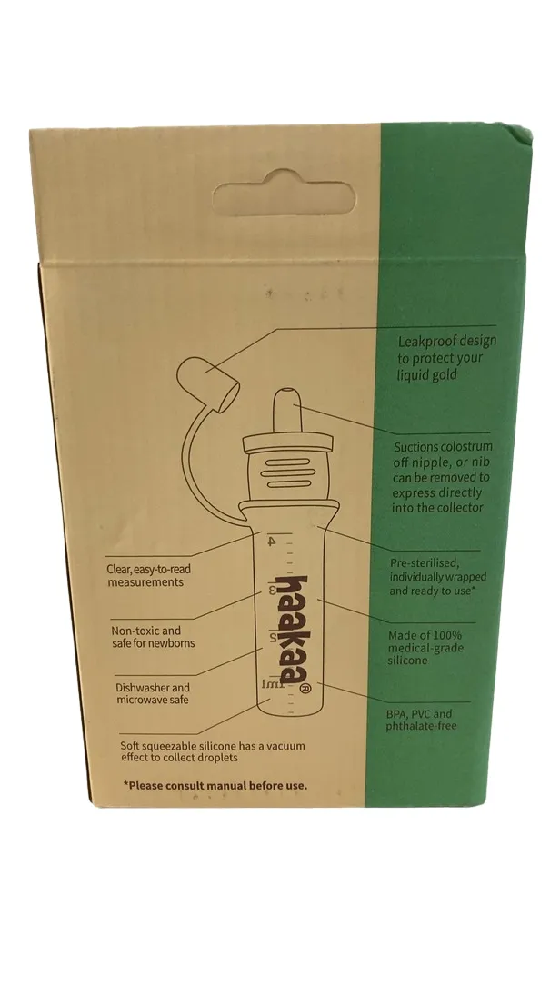 Haakaa Colostrum Collector, Pre-Sterilized, 6-Pack