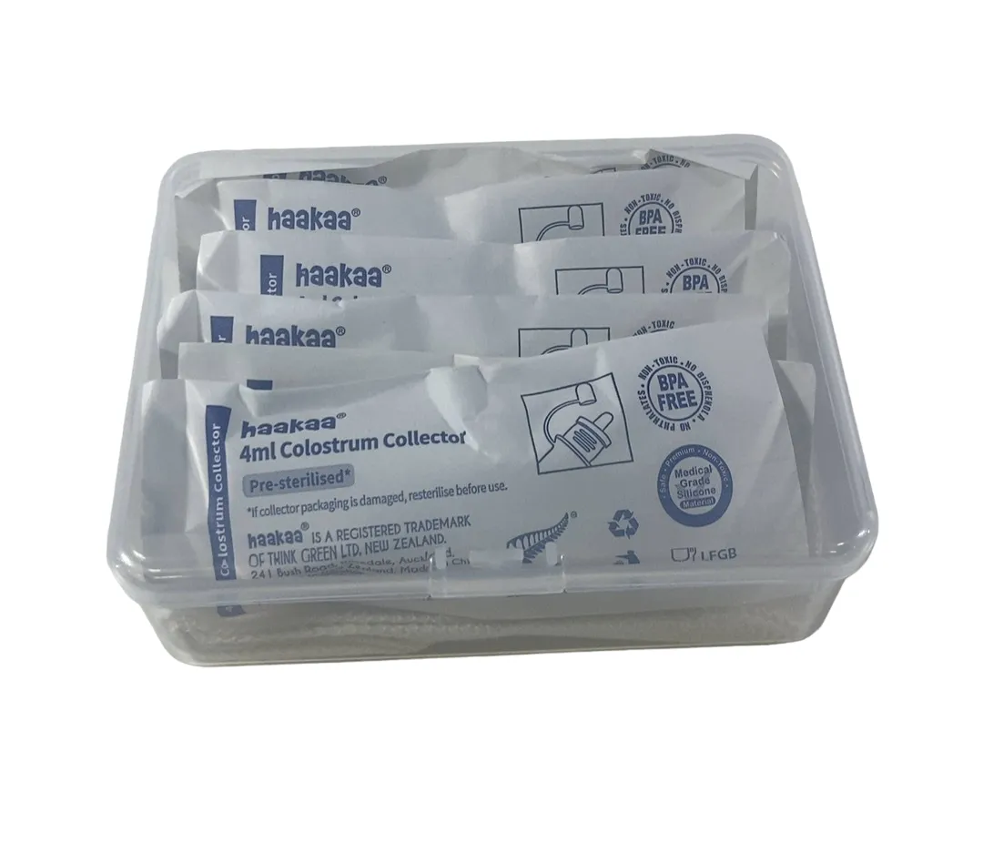 Haakaa Colostrum Collector, Pre-Sterilized, 6-Pack