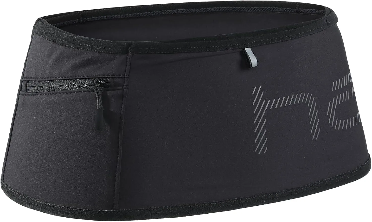 Haimont Running Belt Fanny Pack, Lightweight Waist Belt Bag for Unisex Trail Runners Essentials Accessories, Black, S