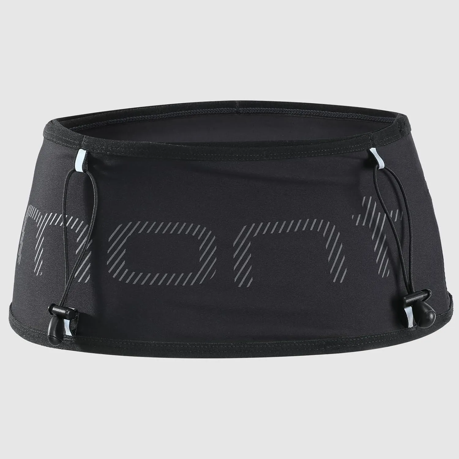 Haimont Running Belt Fanny Pack, Lightweight Waist Belt Bag for Unisex Trail Runners Essentials Accessories, Black, S