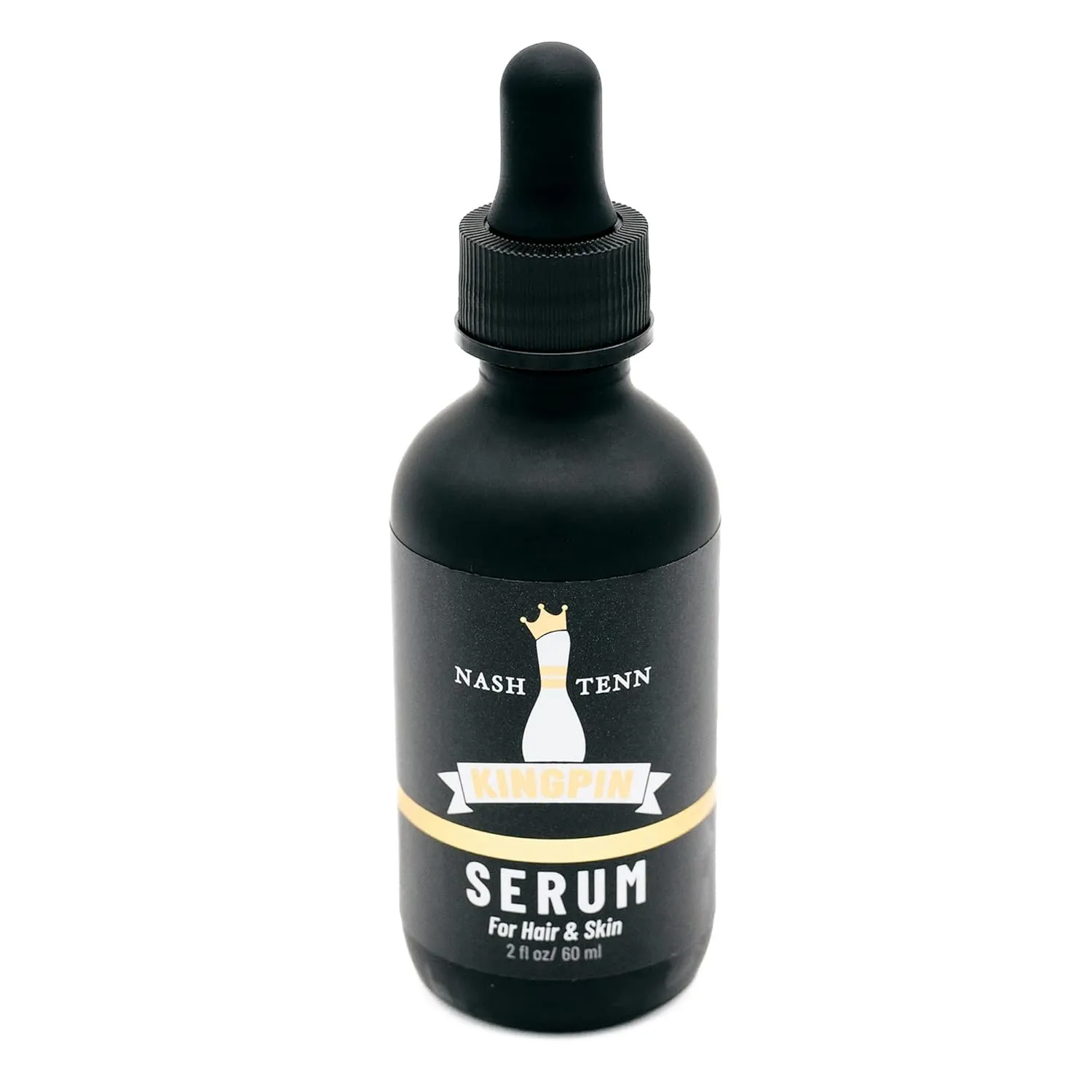 Hair & Beard Oil Serum for Men - Lightweight Hydration for Hair, Skin & Beard - Organic Oils & Pro-Vitamin B5 - Soothes Dryness, Post-Shave Irritation & New Tattoos - 2oz