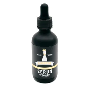 Hair & Beard Oil Serum for Men - Lightweight Hydration for Hair, Skin & Beard - Organic Oils & Pro-Vitamin B5 - Soothes Dryness, Post-Shave Irritation & New Tattoos - 2oz