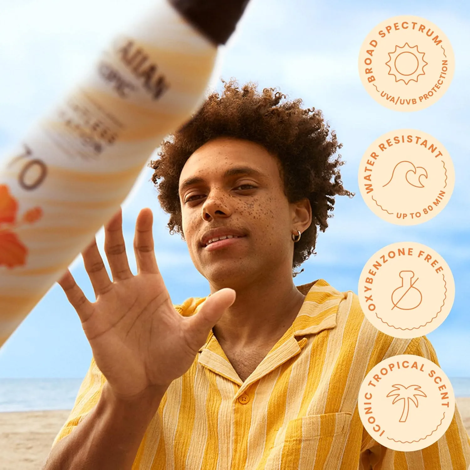 Hawaiian Tropic Weightless Hydration Clear Spray Sunscreen SPF 15, 6oz Twin Pack | Hawaiian Tropic Sunblock, Oxybenzone Free Spray Sunscreen Pack, 6oz each