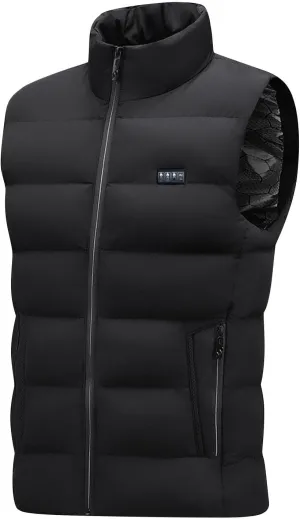 Heated Vest For Men Winter Outdoor Windproof Jackets Soft Shell Electric Heating Coat Smart Heated Vest (No Battery)