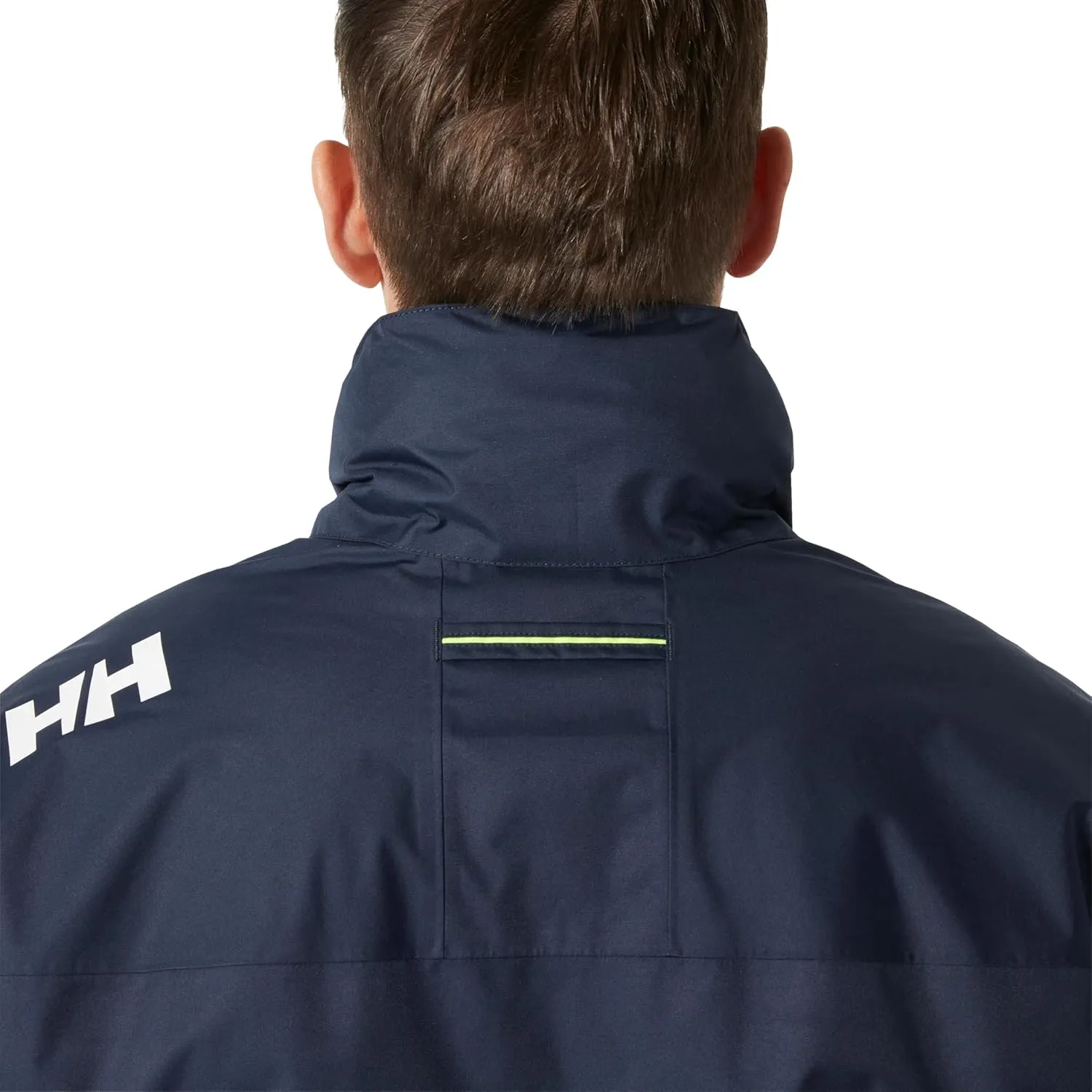 Helly-Hansen Crew Hooded Midlayer 2.0 Waterproof Jackets for Men with Insulated Windproof Sailing Fabric and Packable Hood
