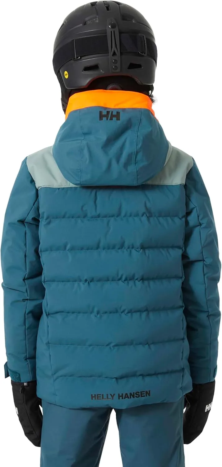 Helly-Hansen Cyclone Jacket for Juniors - Waterproof, Breathable, Insulated Skiing Jacket with Adjustable Hood
