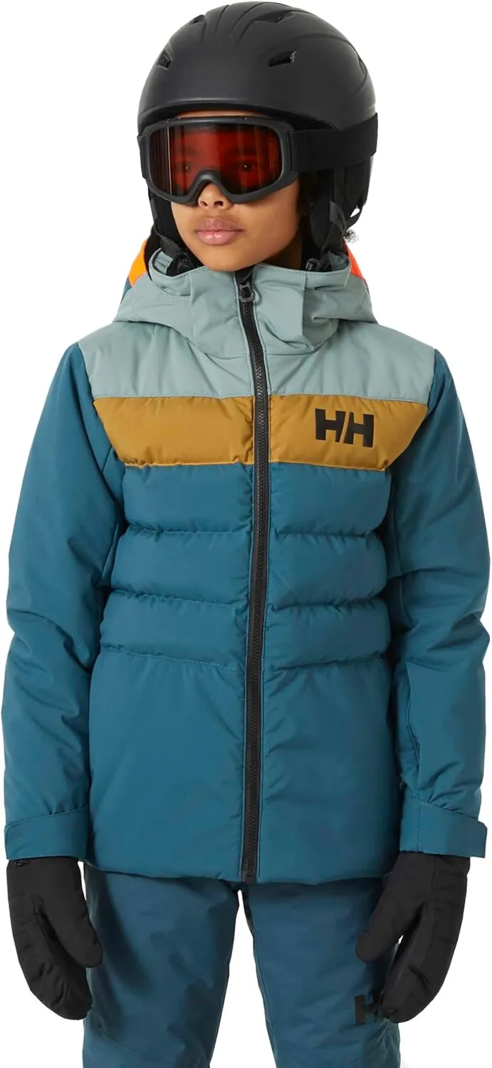 Helly-Hansen Cyclone Jacket for Juniors - Waterproof, Breathable, Insulated Skiing Jacket with Adjustable Hood