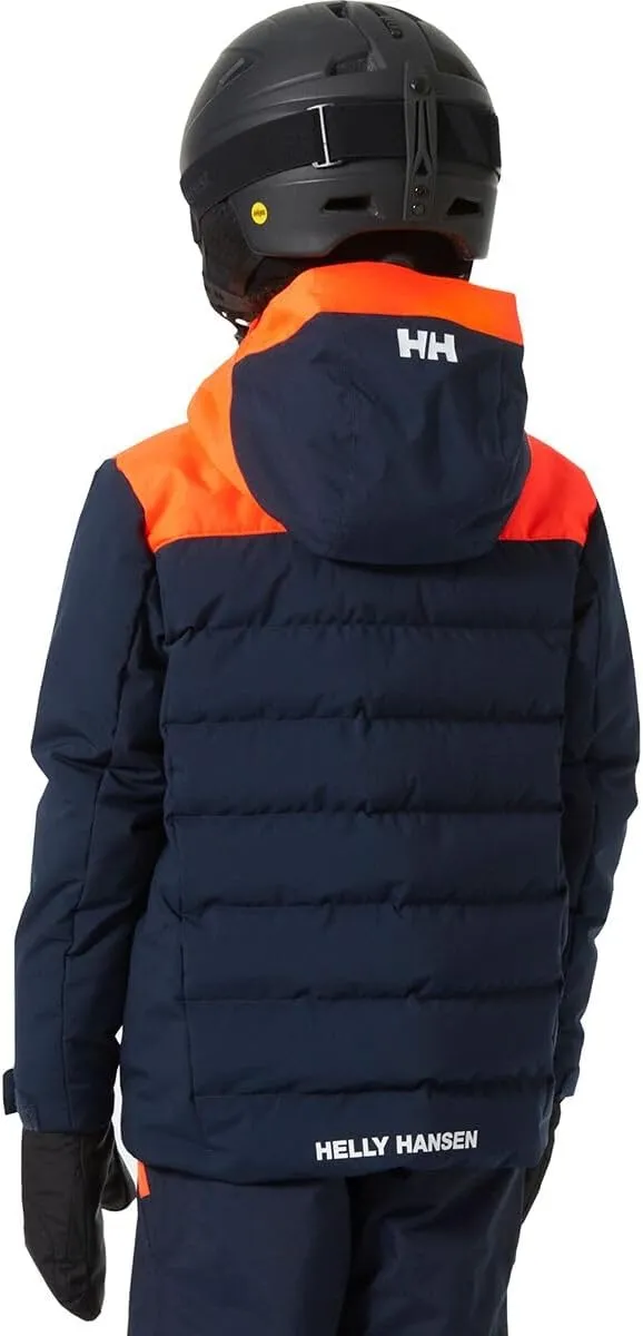 Helly-Hansen Cyclone Jacket for Juniors - Waterproof, Breathable, Insulated Skiing Jacket with Adjustable Hood