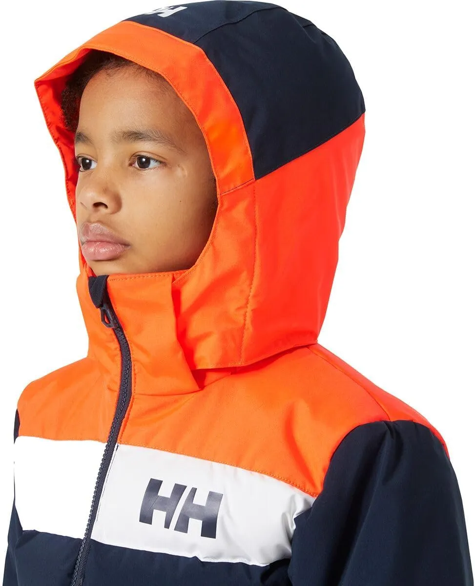Helly-Hansen Cyclone Jacket for Juniors - Waterproof, Breathable, Insulated Skiing Jacket with Adjustable Hood