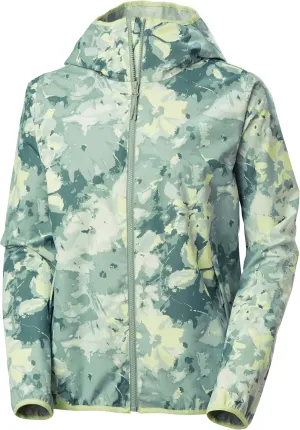 Helly-Hansen Graphic Rain Jacket for Women - Waterproof Lightweight Coat with Stylish Design and Breathable Fabric