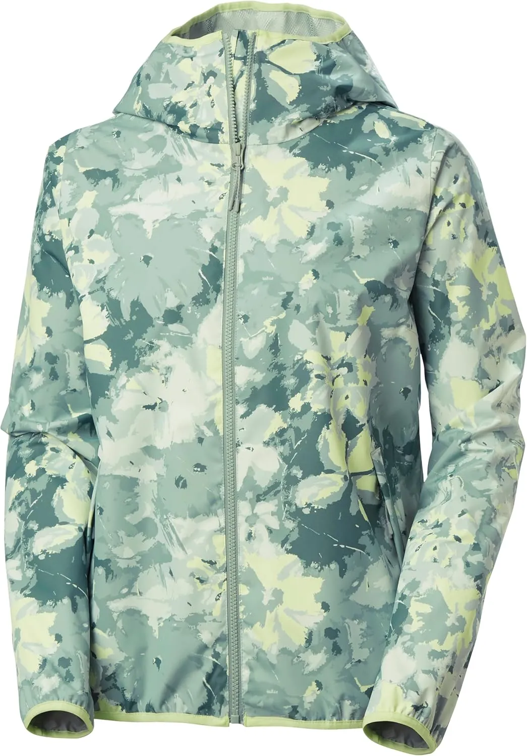 Helly-Hansen Graphic Rain Jacket for Women - Waterproof Lightweight Coat with Stylish Design and Breathable Fabric