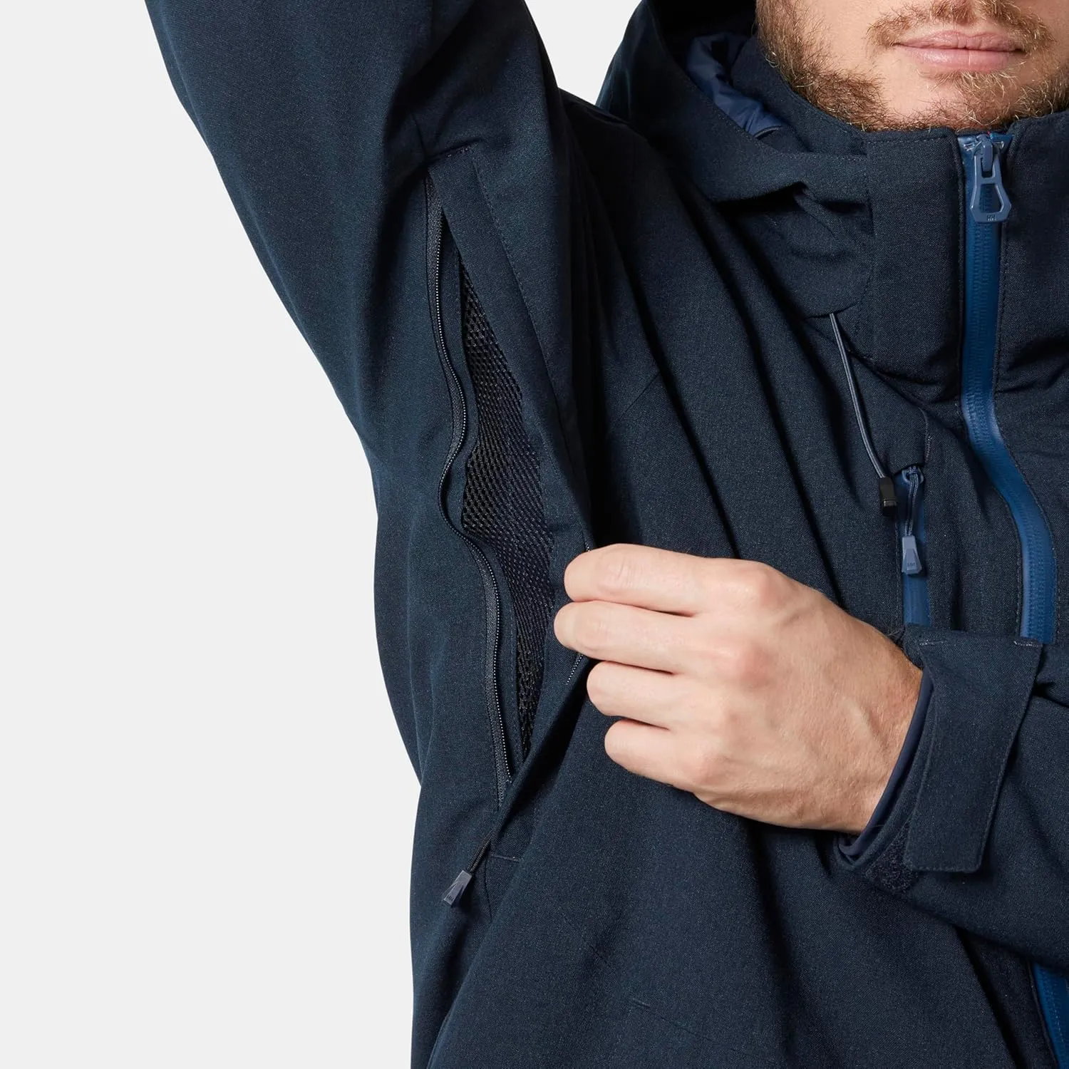Helly-Hansen Jupiter 3.0 Jacket For Men - Waterproof, Windproof, Breathable Skiing Jacket With Adjustable Hood