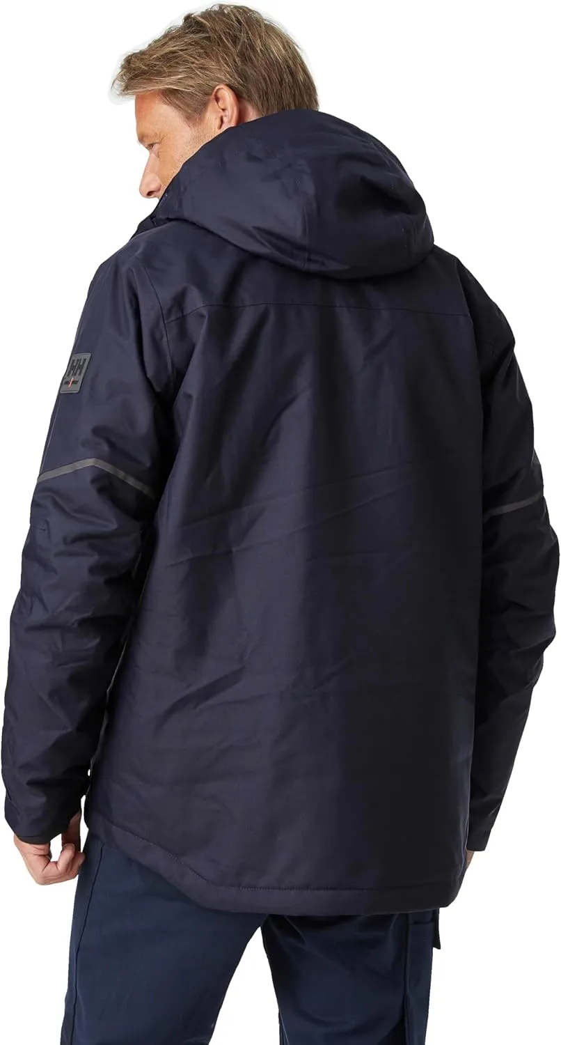 Helly-Hansen Kensington Insulated Winter Jackets for Men with Lightweight Breathable Waterproof Insulation, Detachable Hood