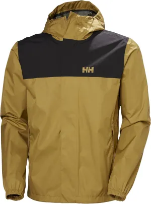 Helly-Hansen Vancouver Rain Jacket - Men's Waterproof, Breathable, Adjustable Hood, Seam-Sealed