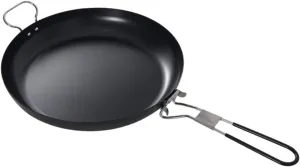 Hemoton 1pc Portable Non Stick Folding Cooking Pot Outdoor Frying Pan for Camping Hiking and Picnics Lightweight Iron Utensil for and Cleanup