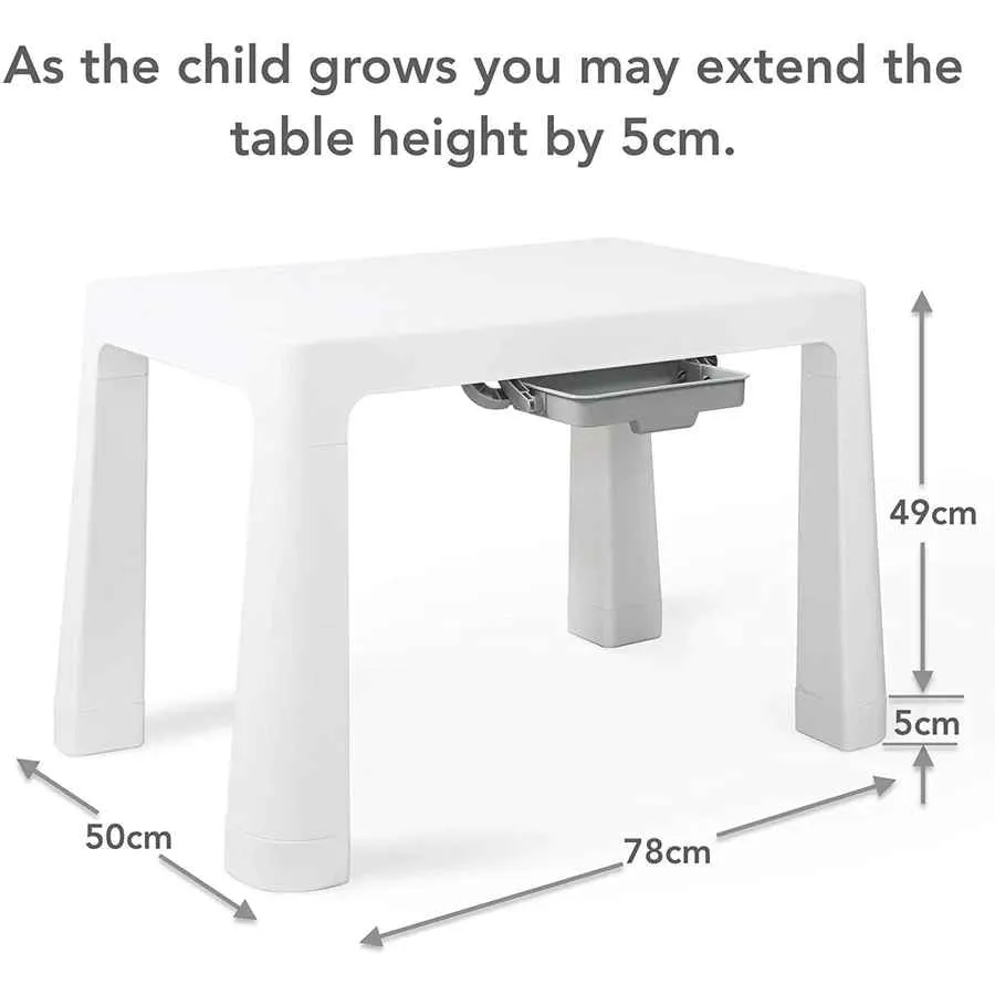 Home Canvas Multi-functional Study Table and Chair Set for Childrens | Lightweight Table and Chair Sets with Storage Drawers