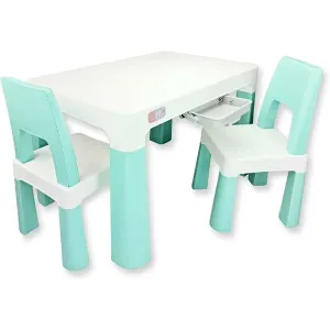 Home Canvas Multi-functional Study Table and Chair Set for Childrens | Lightweight Table and Chair Sets with Storage Drawers