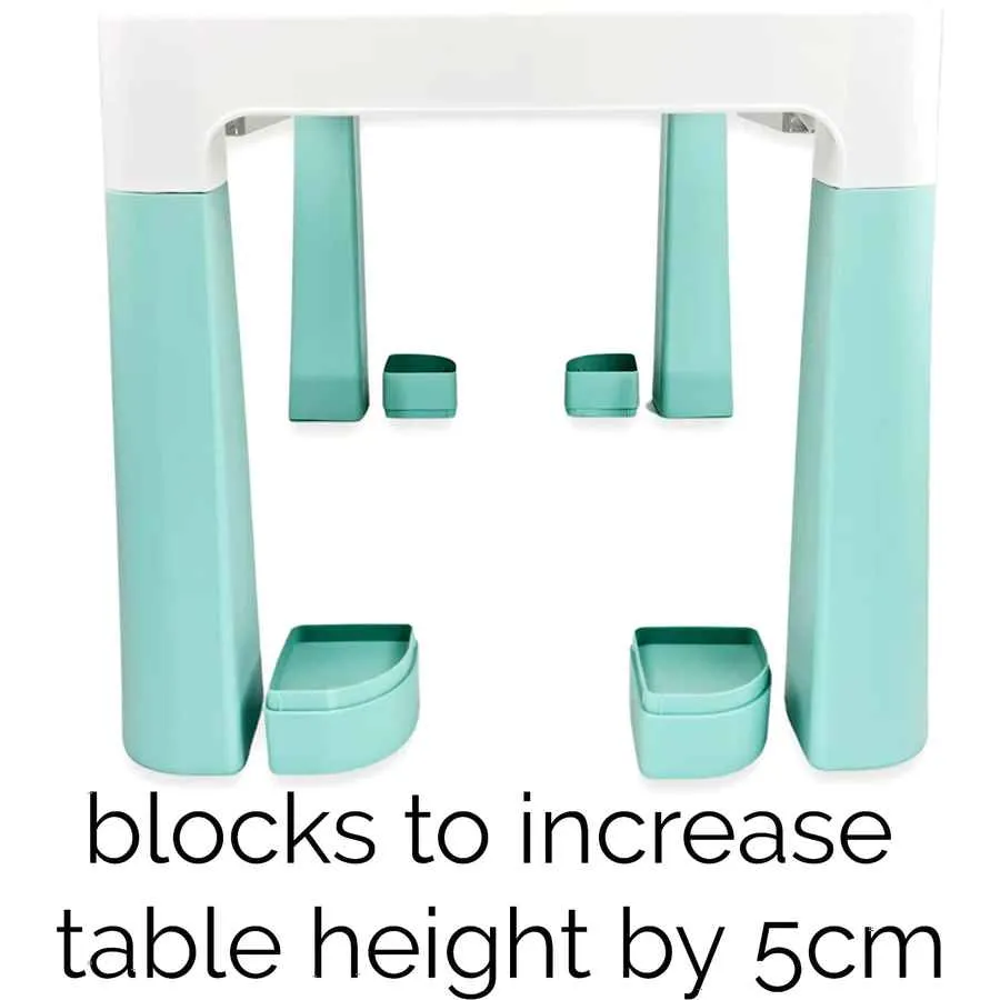 Home Canvas Multi-functional Study Table and Chair Set for Childrens | Lightweight Table and Chair Sets with Storage Drawers