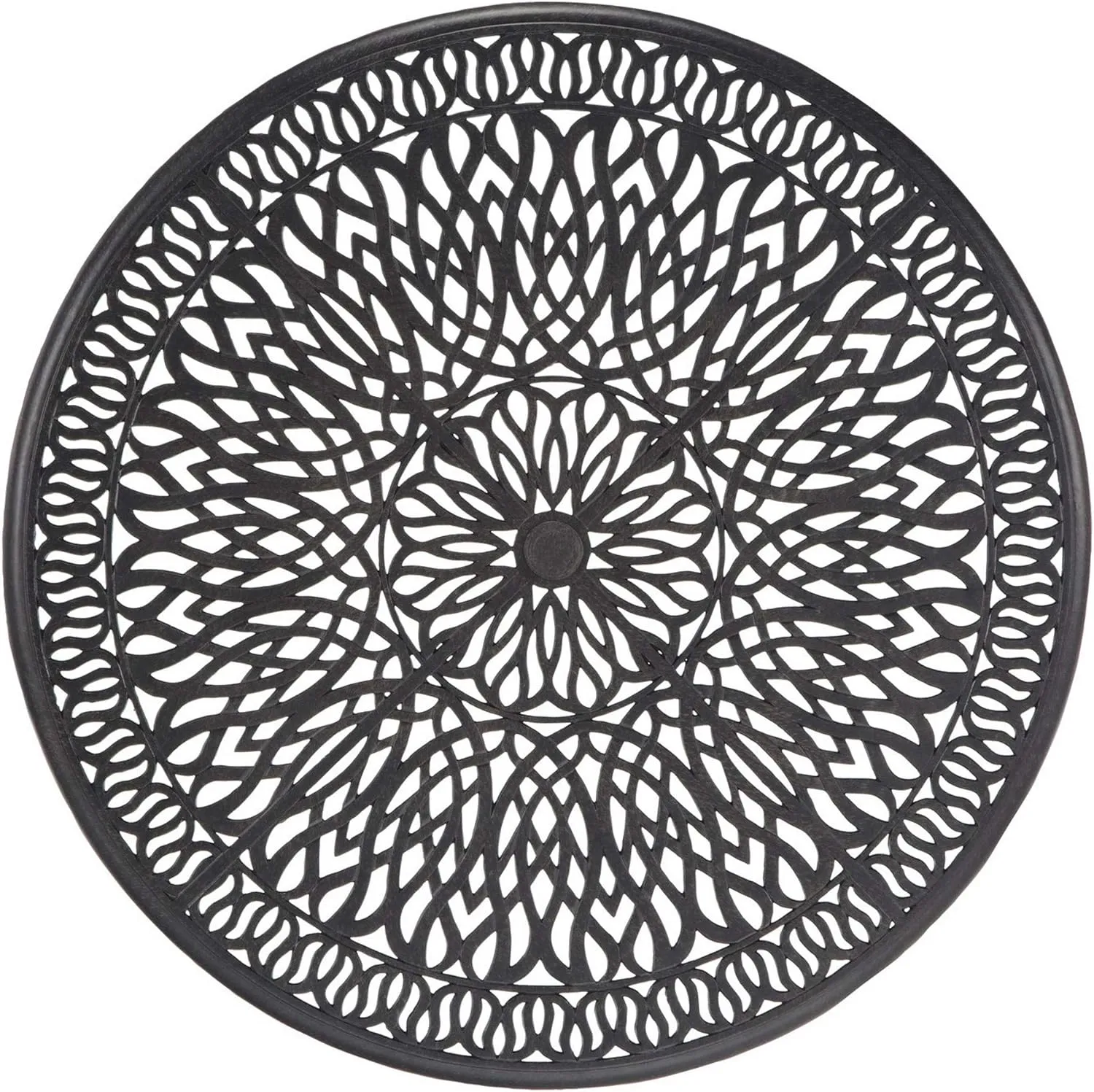 Homestyles Capri Outdoor Dining Table, Capri, Charcoal