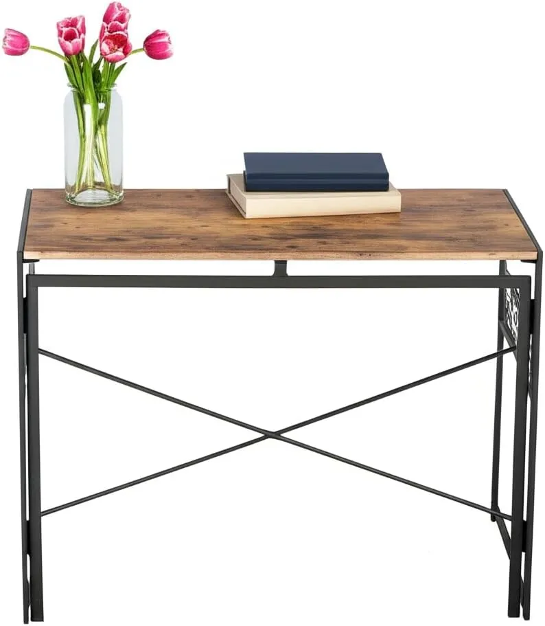 Homy Casa Portable Folding Camp Table – Lightweight & Stylish Outdoor Table for Camping, Beach, BBQs & Travel | Space-Saving Design, Quick Setup, Modern Brown Finish