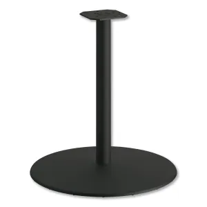 HON® Between Round Disc Base for 30" Table Tops, 29" High, Black Mica