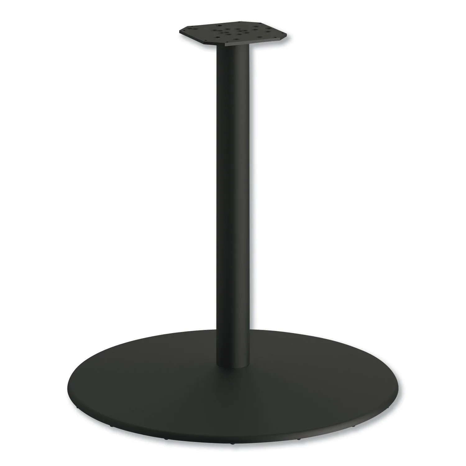 HON® Between Round Disc Base for 30" Table Tops, 29" High, Black Mica