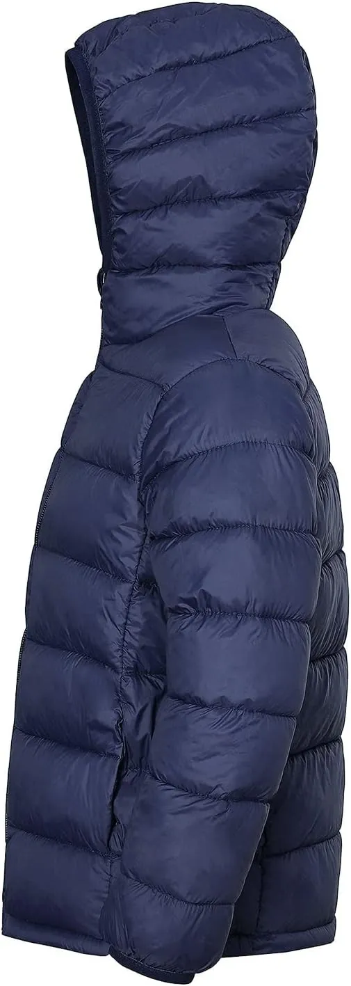 Hooded Puffer Jackets for Boys and Girls – Lightweight and Packable – Autumn and Winter Coat, Warm and Comfy