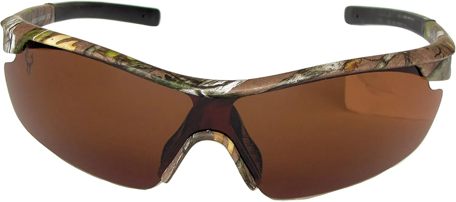 Hornz Polarized Sunglasses Men Camouflage Wrap Around Sport Frame Lightweight