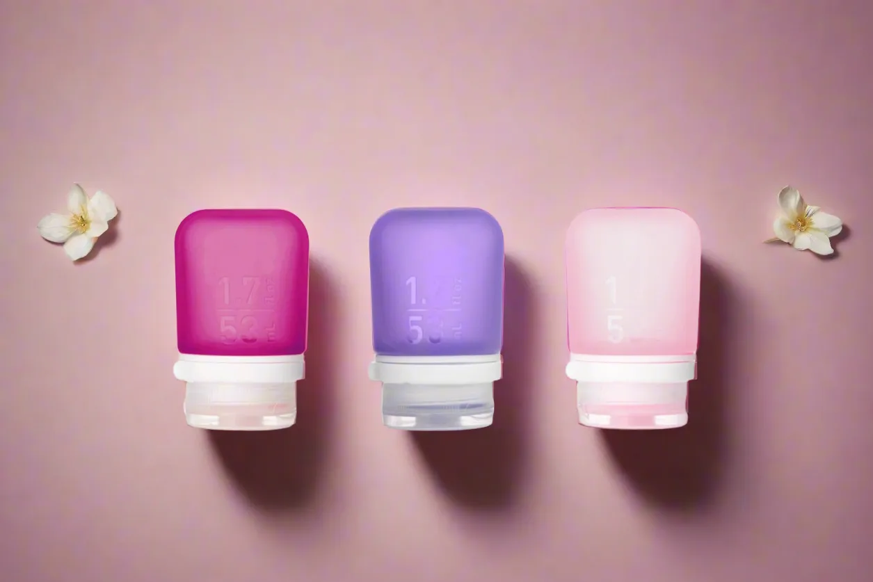 Humangear 1.7 oz GoToob  3-Pack Silicone 3-1-1 Toiletry Bottles (SMALL)