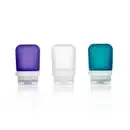 Humangear 1.7 oz GoToob  3-Pack Silicone 3-1-1 Toiletry Bottles (SMALL)
