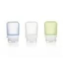 Humangear 1.7 oz GoToob  3-Pack Silicone 3-1-1 Toiletry Bottles (SMALL)