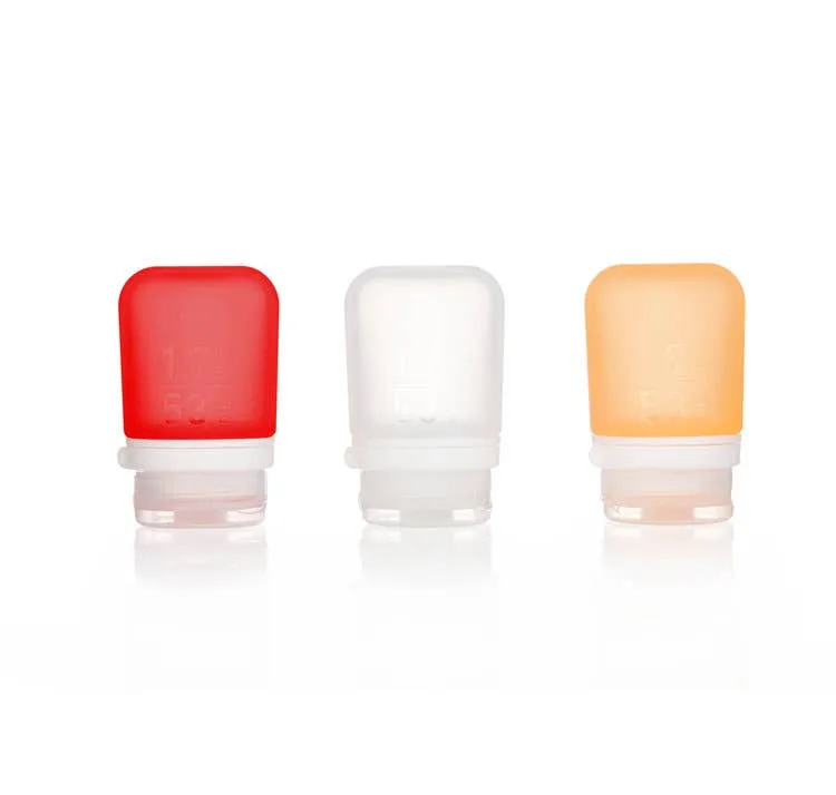 Humangear 1.7 oz GoToob  3-Pack Silicone 3-1-1 Toiletry Bottles (SMALL)