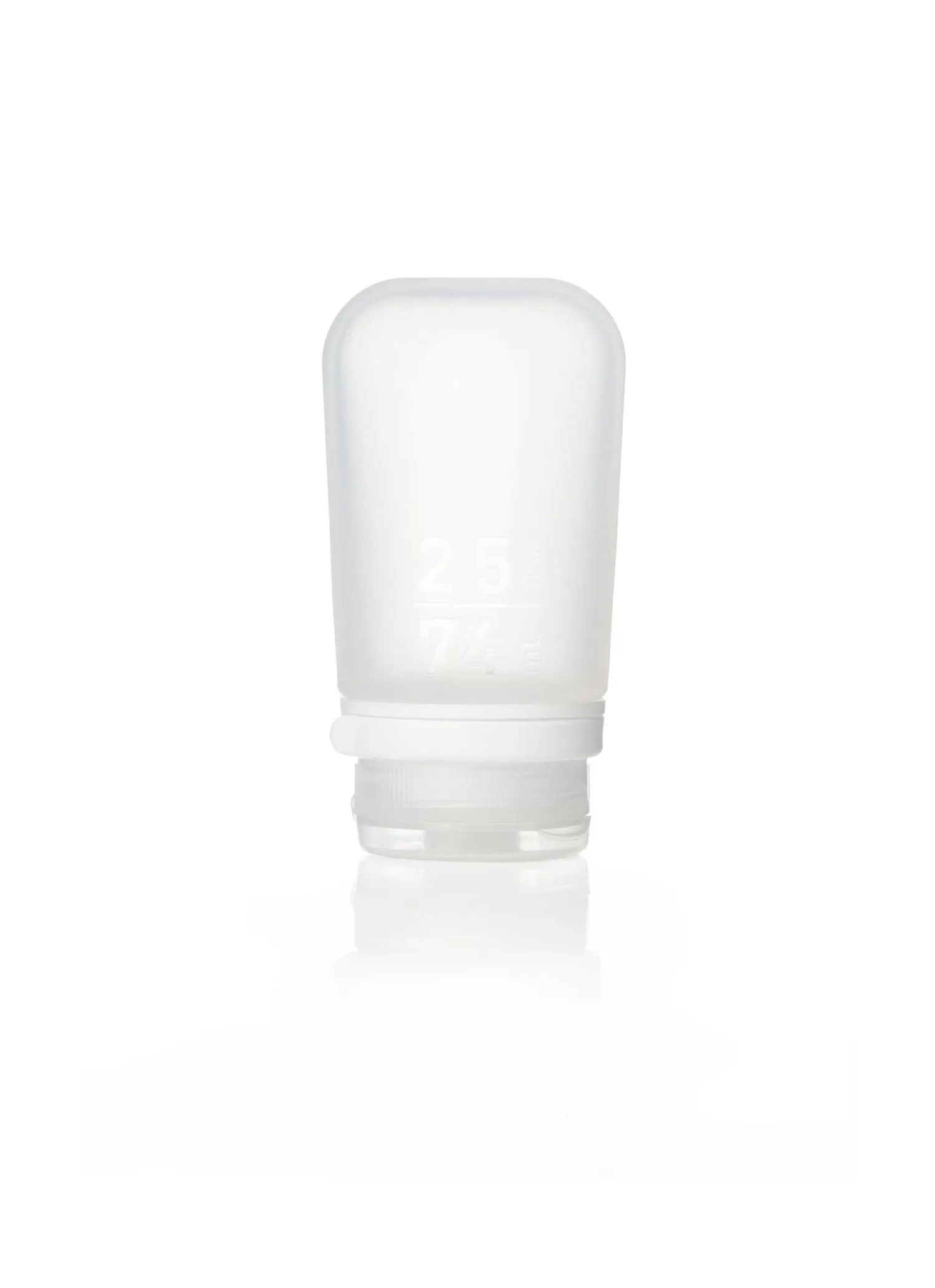 Humangear- 2.5 oz GoToob  Silicone Toiletry 3-1-1  Bottle (MEDIUM)