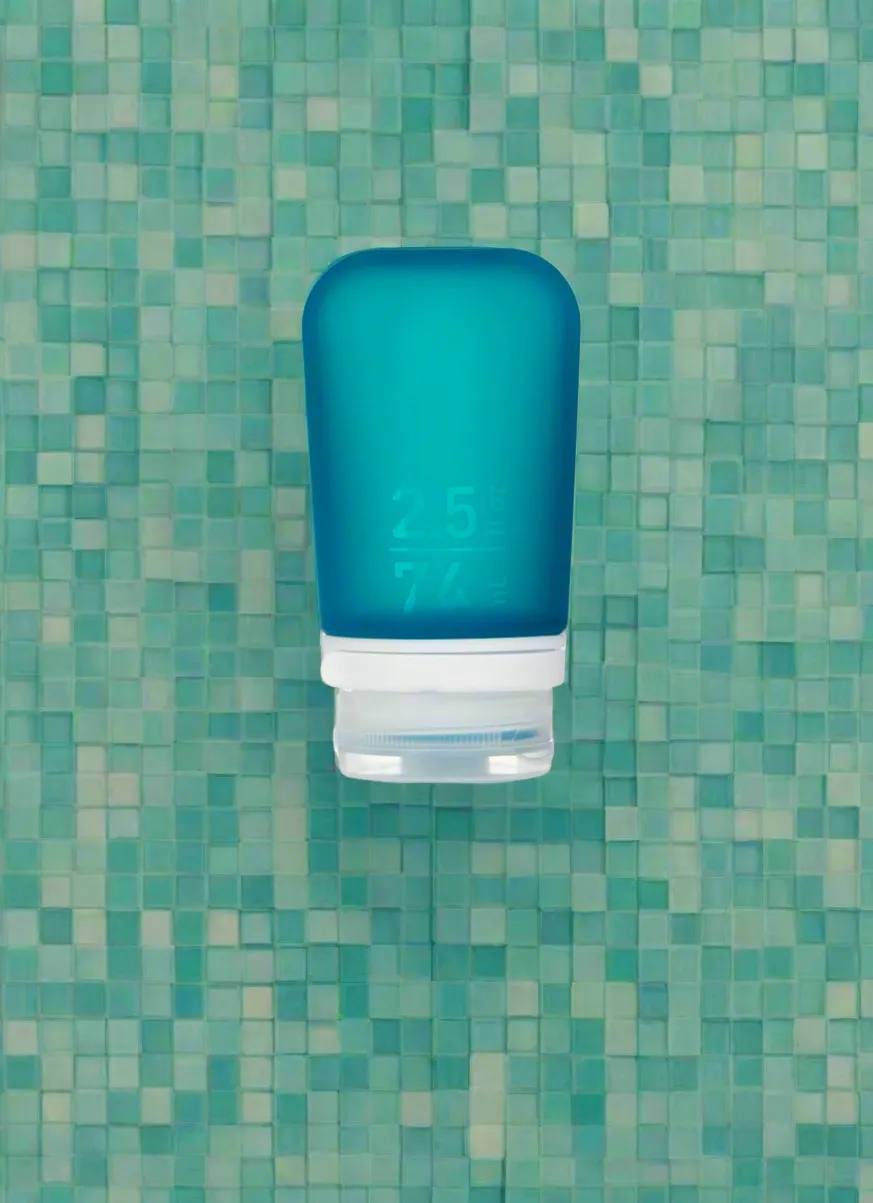 Humangear- 2.5 oz GoToob  Silicone Toiletry 3-1-1  Bottle (MEDIUM)