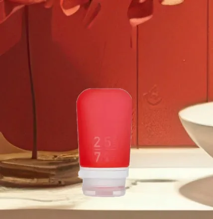 Humangear- 2.5 oz GoToob  Silicone Toiletry 3-1-1  Bottle (MEDIUM)