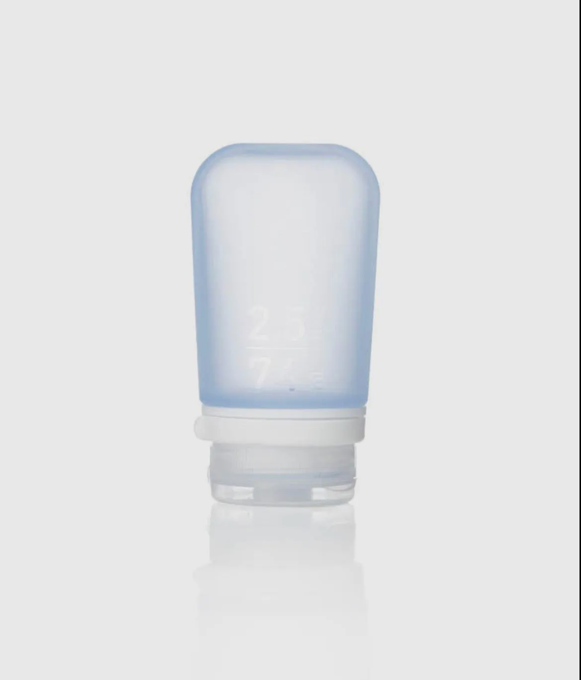 Humangear- 2.5 oz GoToob  Silicone Toiletry 3-1-1  Bottle (MEDIUM)