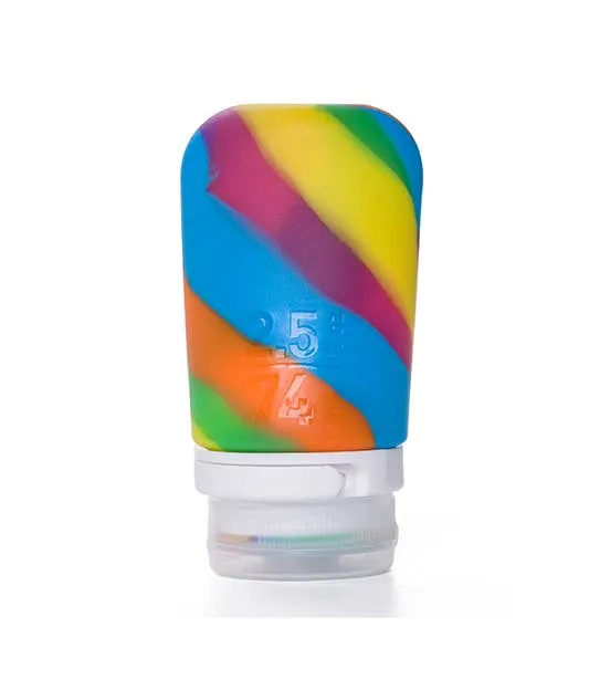 Humangear- 2.5 oz GoToob  Silicone Toiletry 3-1-1  Bottle (MEDIUM)