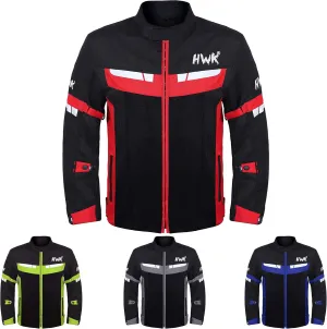 HWK Mesh Motorcycle Jacket Riding Air Motorbike Jacket Biker CE Armored Breathable