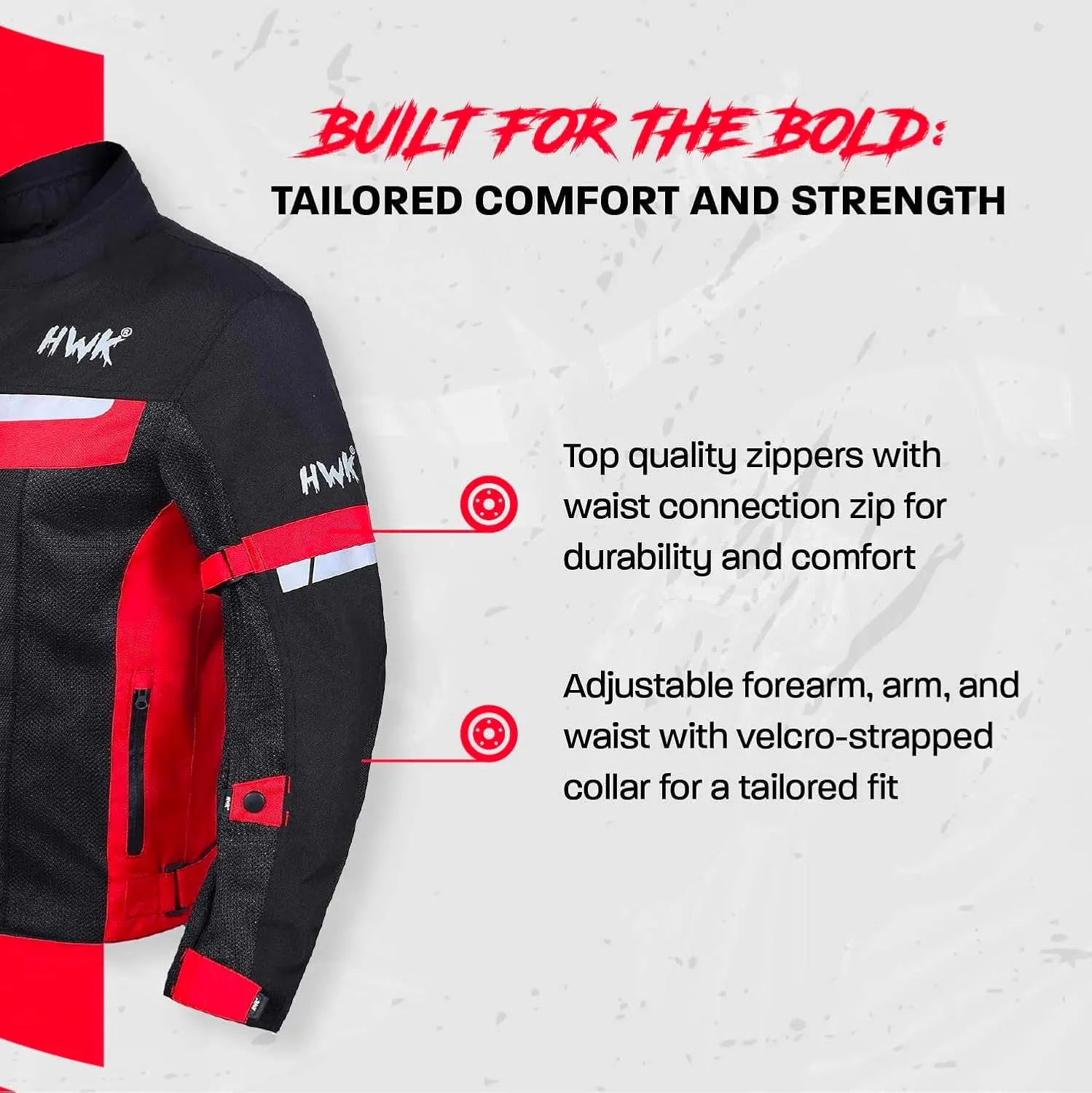 HWK Mesh Motorcycle Jacket Riding Air Motorbike Jacket Biker CE Armored Breathable