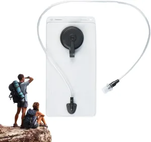 Hydration Bladder, Water Bladder - 2L Foldable Hiking Water Storage Bag | Reservoir, Outdoor Drinking Supplies for Backpacking, Running, Cycling, Climbing,