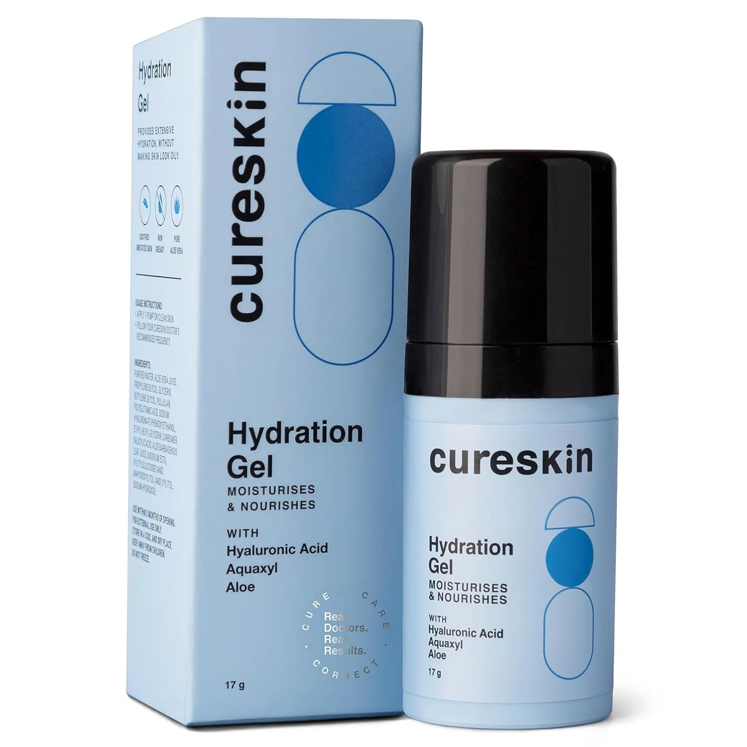 Hydration Gel, Aquaxyl, Aloe | Moisturises and Nourishes, 17g (Pack of 1)