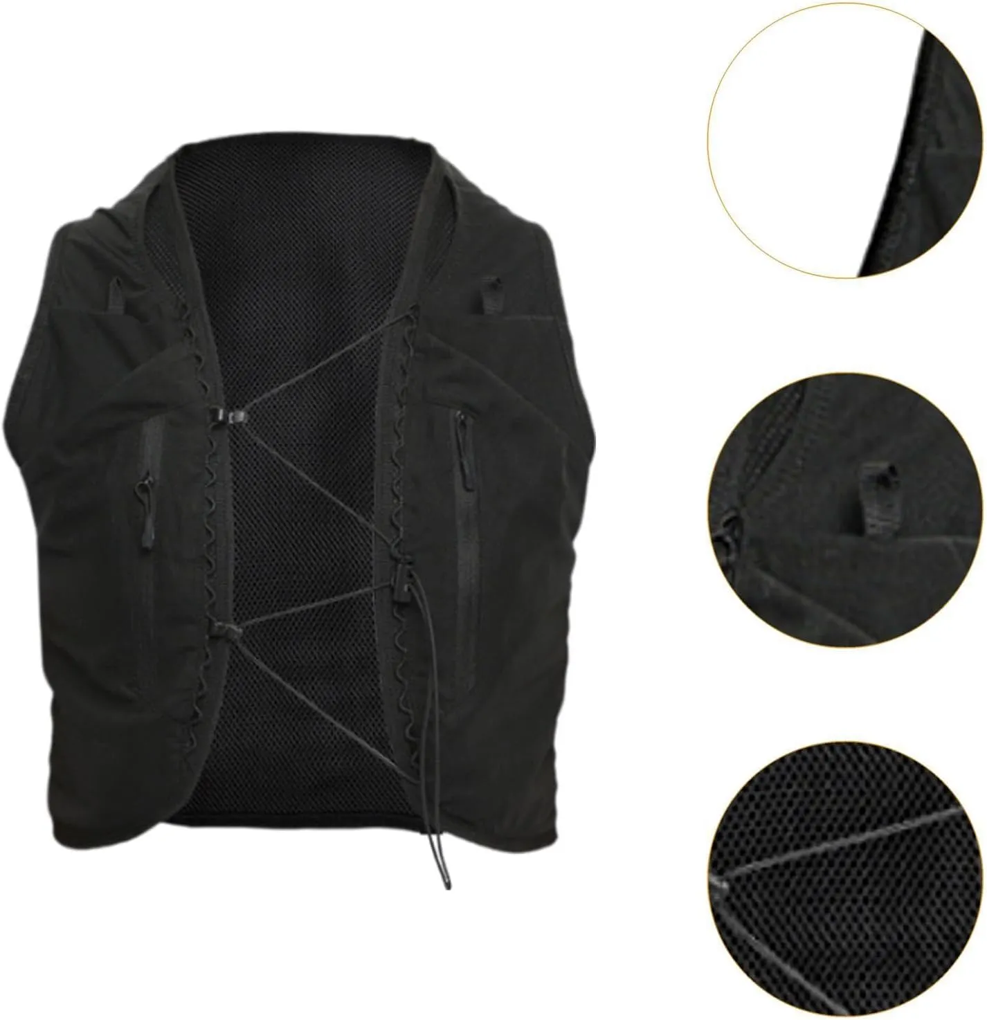 Hydration Vest for Men Women Runner Rucksack, Portable Daypack, Sport Bag Hydration Pack for Hiking Cycling Camping, Jogging